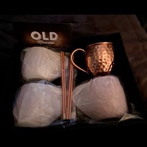 Old Moscow Copper Mule Set